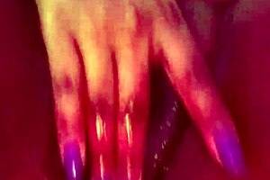 ebony babe cumming hard from masturbation!