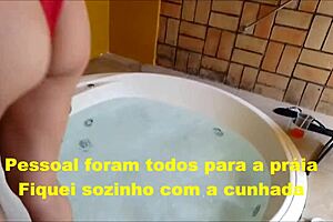 Detailed Beach House Encounter with Seductive Sister-in-Law, Her African Ass and Slutty Pornstar Moves