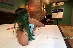 Latina Mom with Tattoos Dominates with Dildo in Wild Session