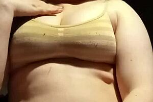 Have you seen tiny tits played in lingerie?