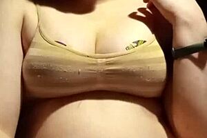 Have you seen tiny tits played in lingerie?