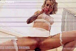 ivy maddox gets bent over for hardcore gaping and cum in mouth