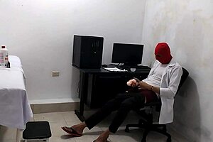 Perverted Doctor Masturbates After Treating A Cute Patient