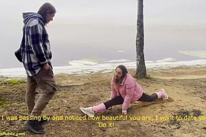 Flexible Girl Gets Banged in Public!