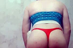 Carolcross Twerking in Thong Pantyhose