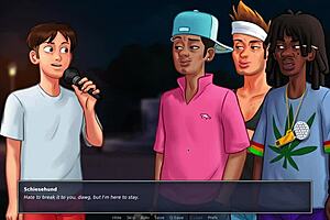 weishaupt summertime saga 5 with fat big tits curvy huge boobs cute interracial outfit