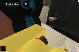 Masked clown forces me to suck and fucks my ass