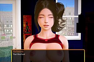 My New Family 367 - Big Tits And Ass In Game With Teen Redhead