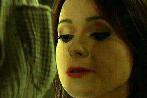 Hot oily massage turns into domination with the mistress and her bound slave