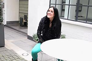 this sexy british girl just pissed on the site and flashed her tits to the workers, lol