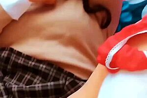 Mexican schoolgirl loses anal virginity in tight homemade outdoor banging