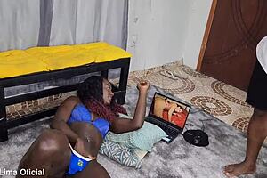 Caught Hot Asian Woman Watching Porn and Inviting Me