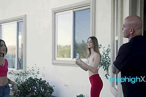 Petite Whore Fucks Stepdad While Trapped In Dryer