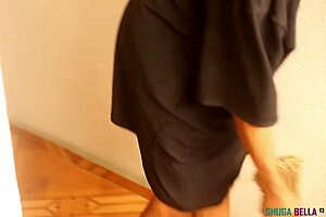 Fingered and fucked hotel assistant in uniform