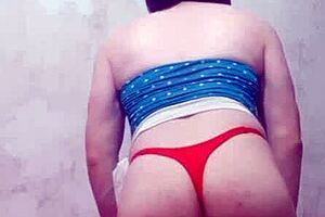 Carolcross Twerking in Thong Pantyhose