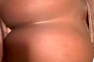 Amateur ebony girl next door sucks and fucks in bedroom doggystyle