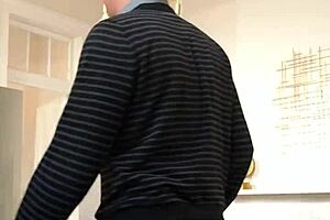 sneaky perv catches bbw sucking cock