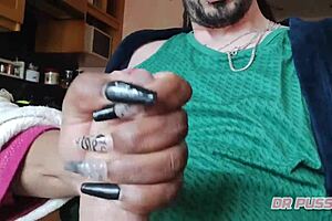 Angolan Babe Deepthroats Monster Cock Hard!