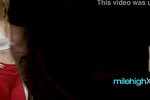 Petite Whore Fucks Stepdad While Trapped In Dryer