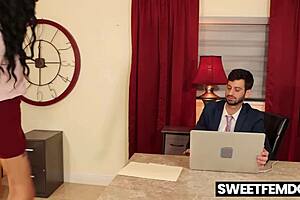 Feeling the intense femdom pegging from briella coley like a french slut