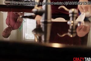 small tits brunette stepdaughter gets hard cock from stepdad