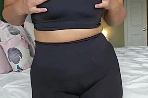 superhot teacher scarlets strips lingerie, rips clothes, masturbates to orgasm