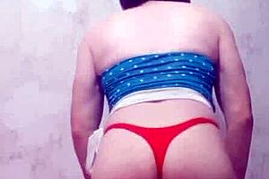 Carolcross Twerking in Thong Pantyhose