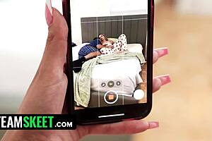 cuck girlfriend catches cum dumpster best friend in naughty group ffm!