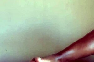 Ebony Hot Footjob Action