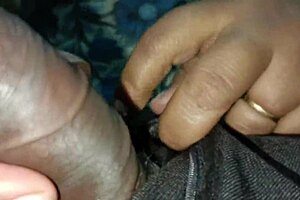 Indian guy gives cum in stepsister's mouth in bedroom