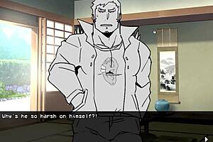 worst dating sim game with silly gay comedy and muscular hunks