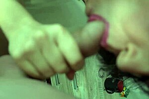 Pretty Brunette Amateur Teacher Conducts Homemade Home Visit Session