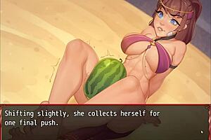 Muscular woman harem belly dance competition episode 3d