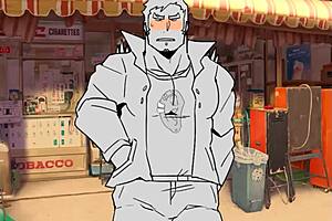 worst dating sim game with silly gay comedy and muscular hunks