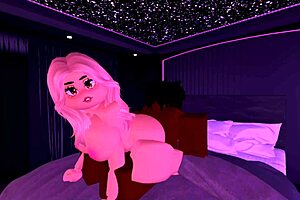 Blonde Bitch Rides Monster BBC Passionately