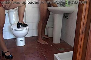 Perverted stepmother asks stepson to pee in front of her