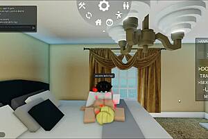 Gorgeous fox craves a deep fuck during the game.