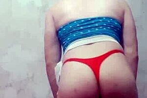 Carolcross Twerking in Thong Pantyhose