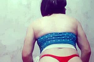 Carolcross Twerking in Thong Pantyhose