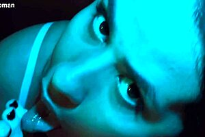 Licking Honey Feet in Barefoot Lesbian 3some with Sexy Group Sucking Fetish