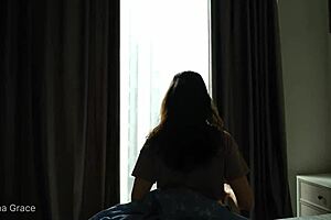 kristina's morning routine in the kitchen, feet sexy milf bathing brunette belly bedroom shower legs