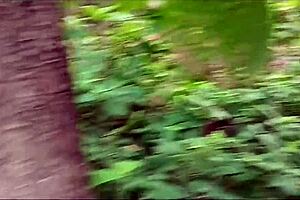 Desi couple enjoying outdoor sex with a hot wife