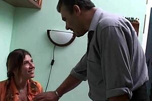 beautiful blonde milf sucks him off in the exclusive office