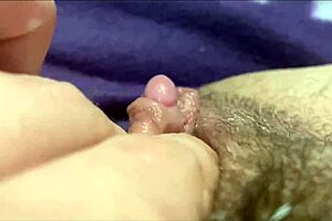 Watch the Intense Big Clit Orgasm Up Close