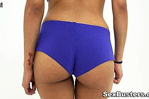 exploring khalifa's vintage ebony ass in retro teen scene