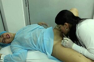 Hot lesbian sex with a delicious chick