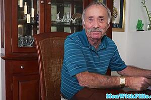 Watch This Latina Suck That Old Man's Cock So Hard!