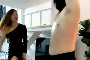 Christmas elf girls engage in passionate fucking in various positions, receiving cumshots.