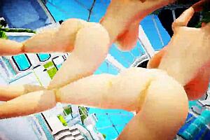 Gumi Characters Perform Double Twerk Dance