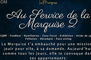 At the service of the marquise 2 - french femdom joi